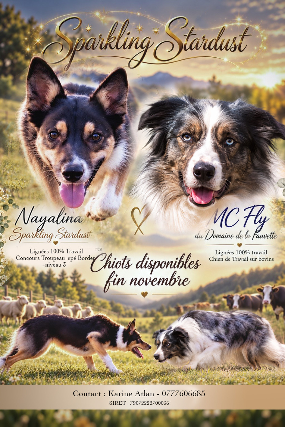 Sparkling Stardust - Border Collie - Portée née le 26/09/2026
